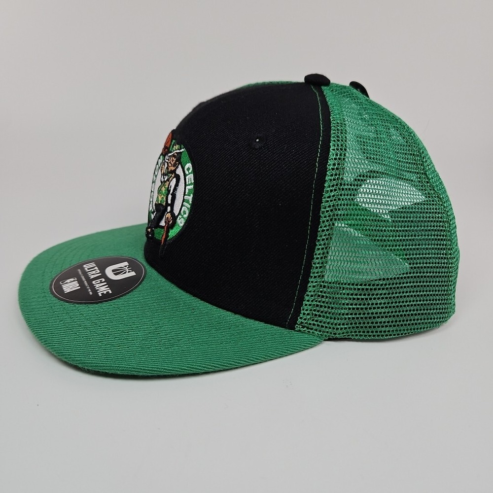 NBA Ultra Game‎ Boston Celtics Men's Mesh Trucker Hat One Size Fits Most - Picture 3 of 5